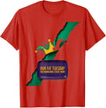 Men's Our Fat Tuesday Shenanigans Start Now Mardi Gras Party Humor T-Shirt - Red