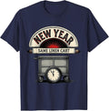New Year, Same Linen Cart Funny Nurse Crew New Years Eve T-Shirt - Navy Blue
