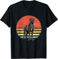 Great Dane Shirt Retro Mastiff Dog Lover Great Dane Mom Dad T-Shirt, Men, Black, Small - As Pictured