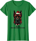 Women's This Is My Great Dane Christmas Pajama Funny Dog Lover T-Shirt - Kelly Green
