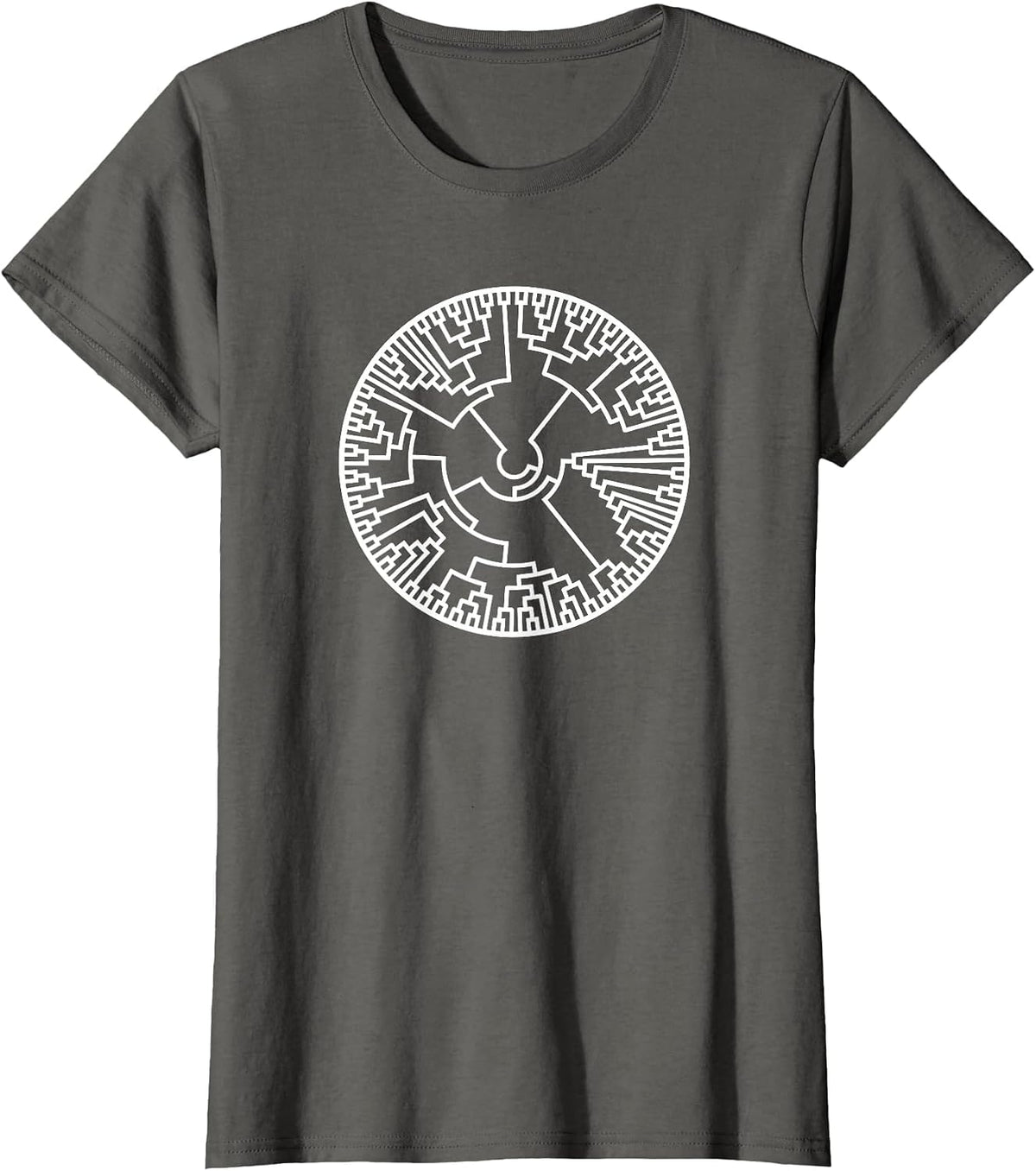 Biologist Phylogenetic Tree Evolution Teacher Biology T-Shirt - Asphalt Grey