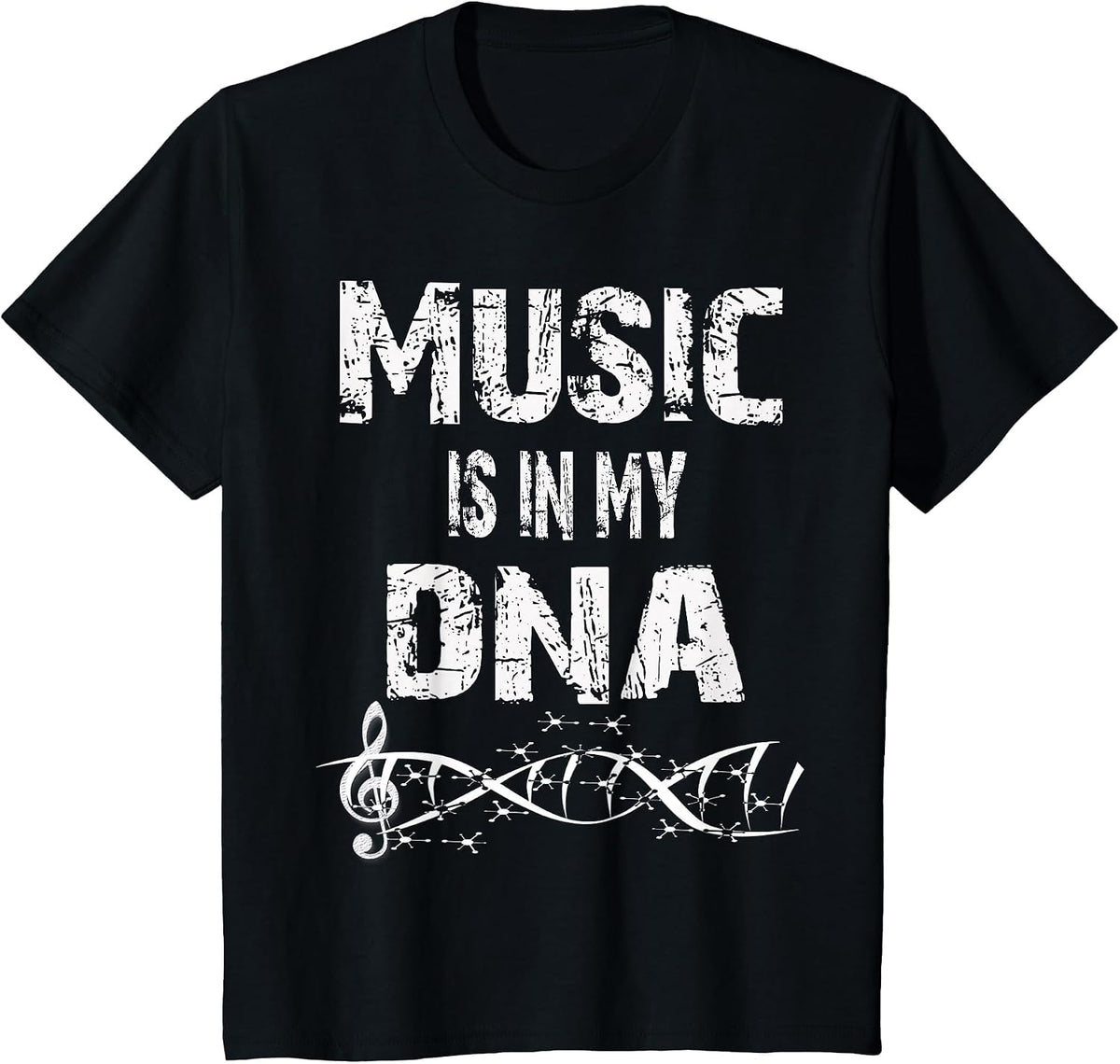 Music is in My DNA-Musician T-Shirt - Black