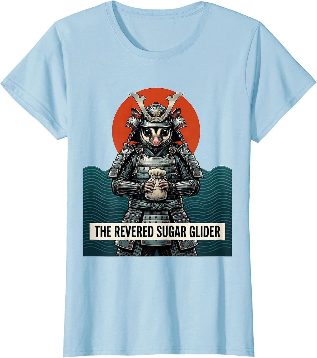 The Revered Sugar Glider Funny Anime Japanese Pop Culture T-Shirt - Baby Blue