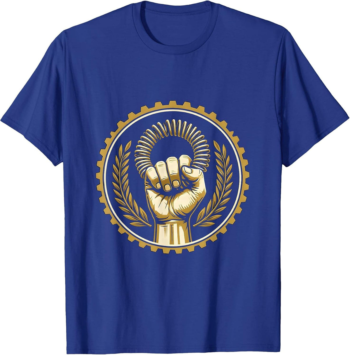 Occupational Therapy Hand Exerciser Grip Illustration T-Shirt - Royal Blue