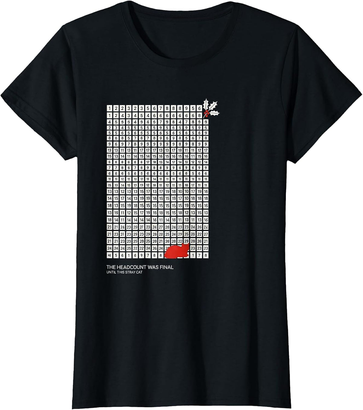 Women's The Headcount Was Final Until This Stray Cat Funny T-Shirt - Black