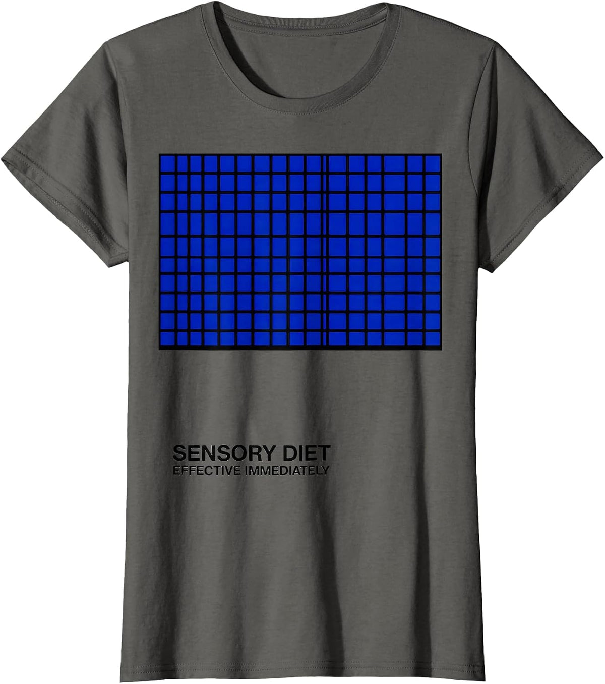 Women's Sensory Diet Effective Immediately Occupational Therapy T-Shirt - Asphalt Grey