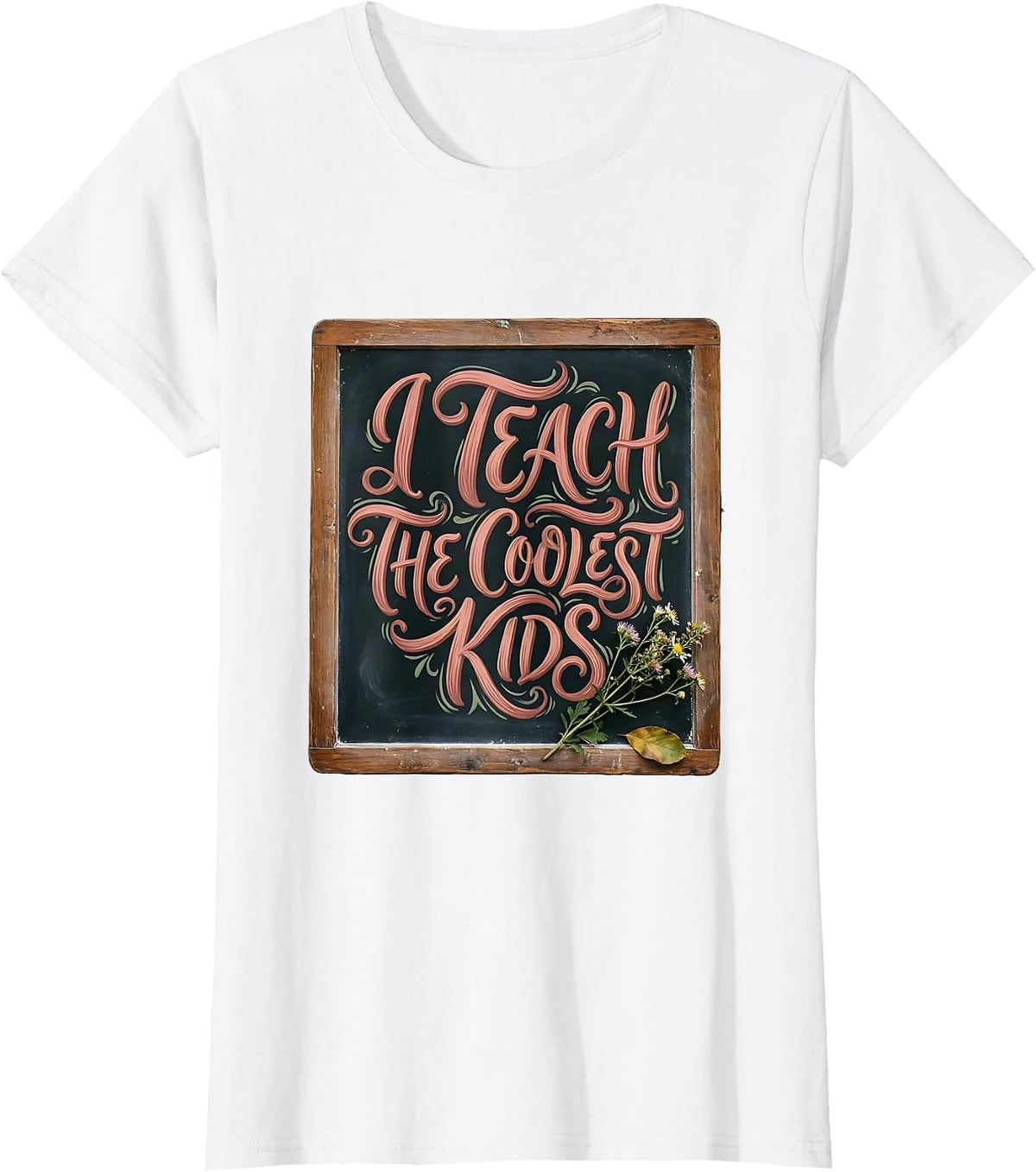 I Teach The Coolest Kids Sped Teacher Design T-Shirt - White