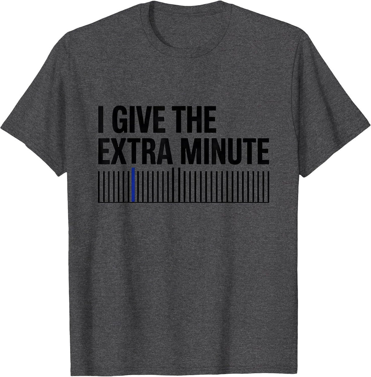 Men's I Give The Extra Minute Special Education Teacher Sped Squad T-Shirt - Dark Heather Grey