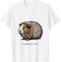 Men's Scientifically A Loaf Funny Guinea Pig Pet Lover Humor T-Shirt - White