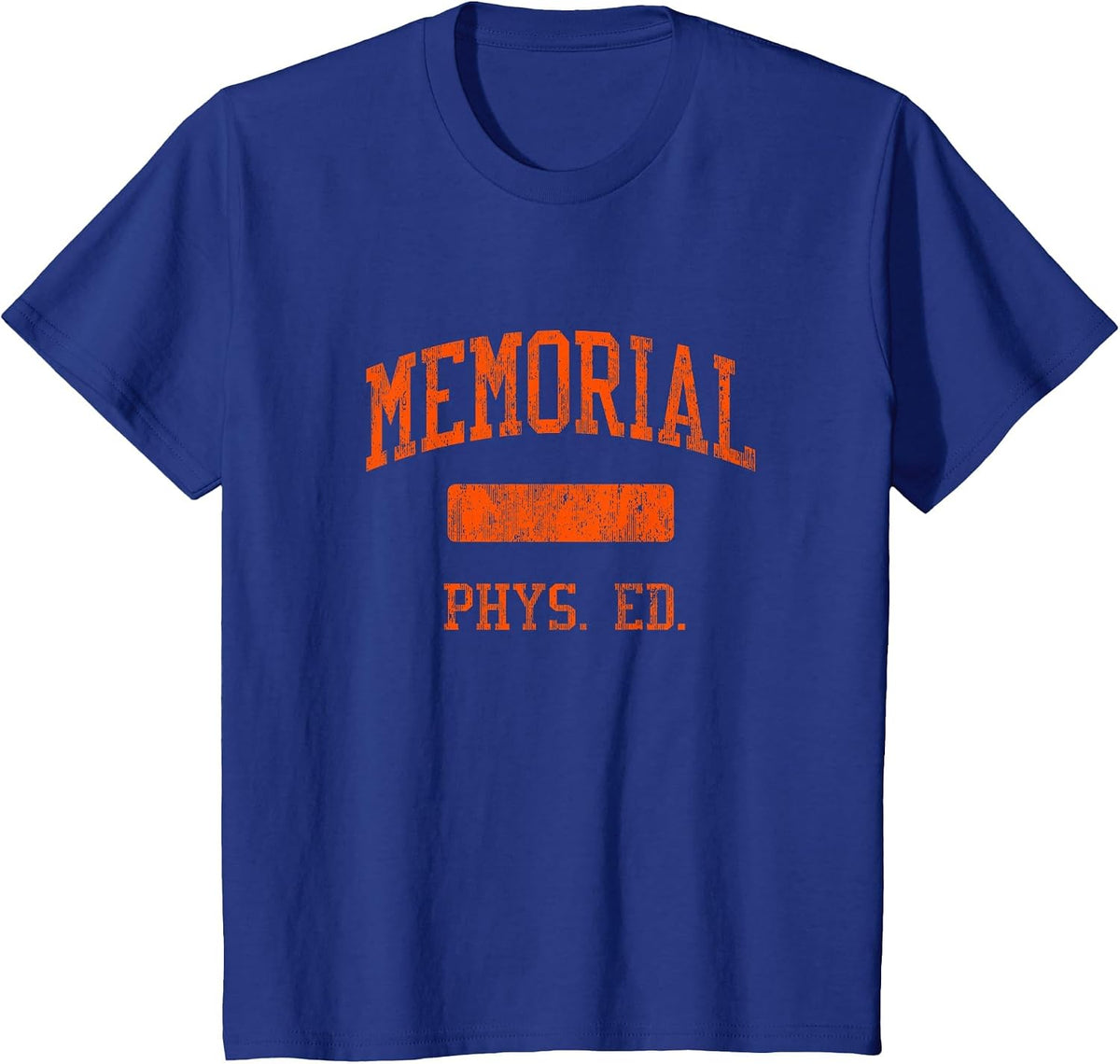 Memorial High School HS West New York NJ PHYS Ed T-Shirt - Royal Blue