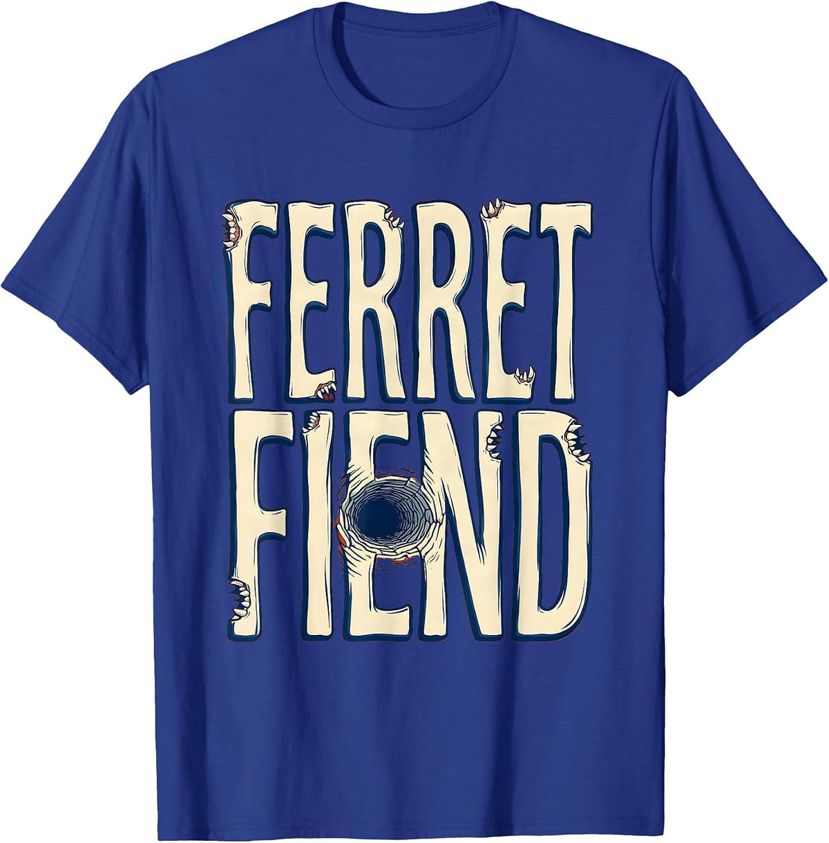 Ferret Fiend Funny Ferret Lover Gift For Kids And Adults T-Shirt - Royal Blue