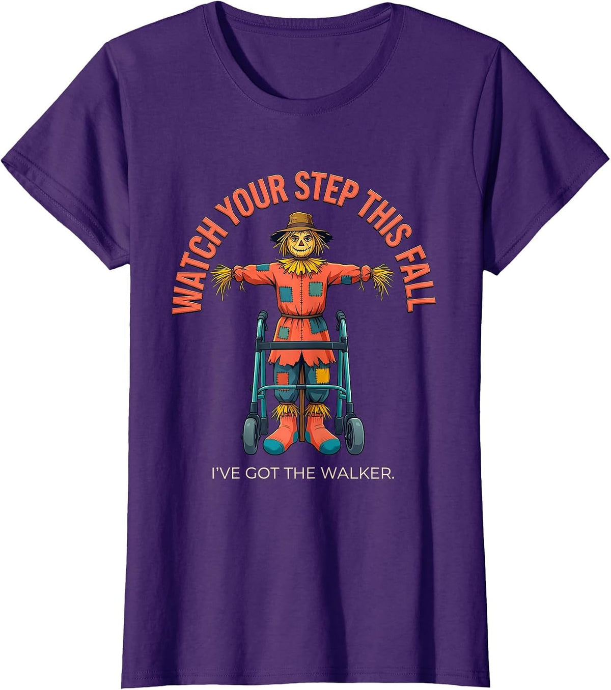 Women's Watch Your Step This Fall — I've Got The Walker Nurse T-Shirt - Purple