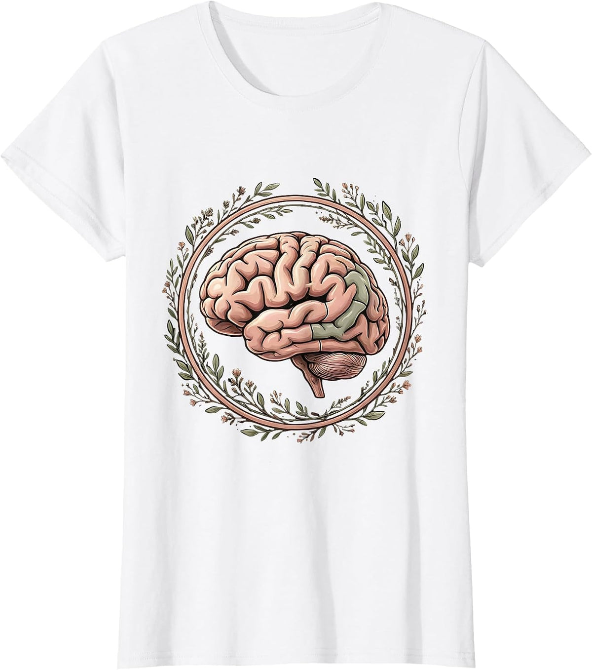 Women's Sped Teacher Brain Puzzle Piece Illustration T-Shirt - White