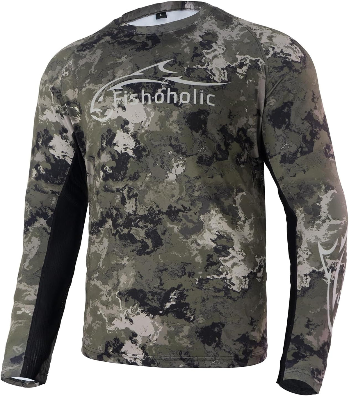 Fishoholic UPF50 Long Sleeve Fishing Shirt - Performance Fishing Shirt - Storm Hunt