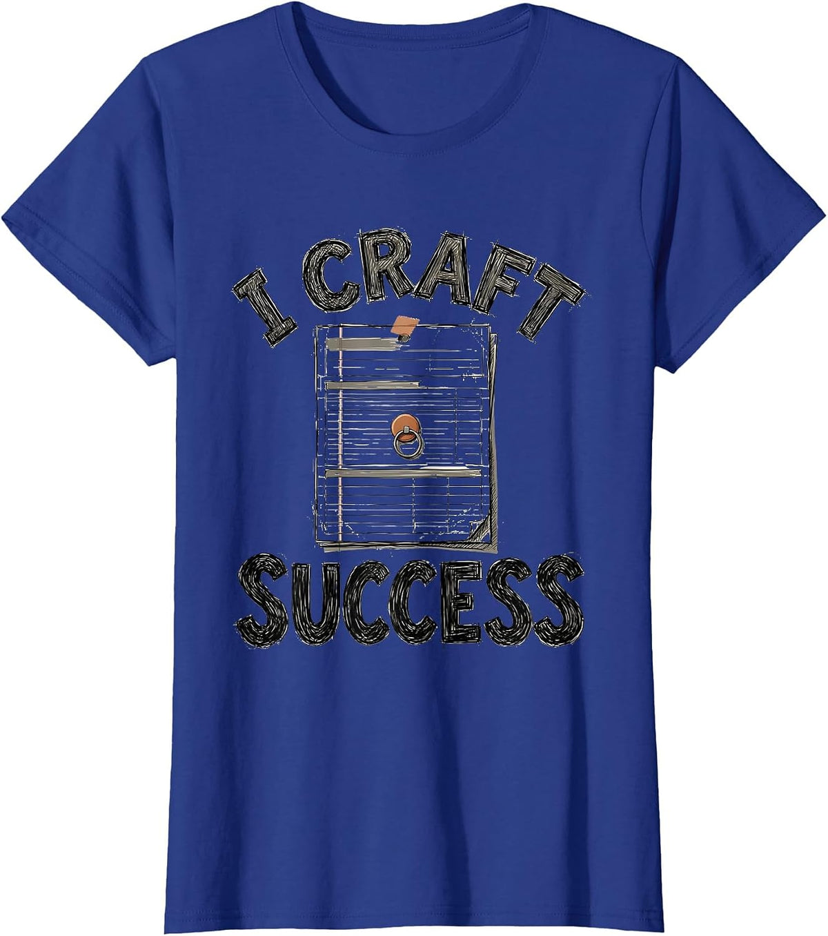 Women's I Craft Success Special Education Teacher SPED ESE Squad T-Shirt - Royal Blue