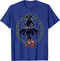 Retro Patriotic Roller Skater Vintage 50s Design T-Shirt - Royal Blue