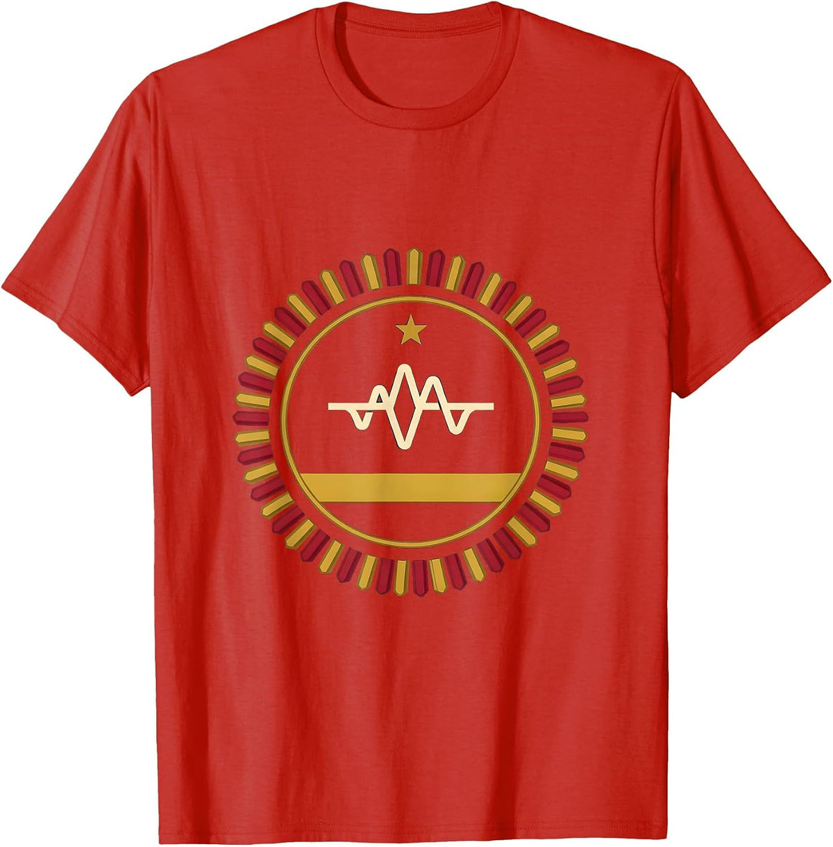 Men's Sealed Airway Badge Respiratory Therapist Christmas Humor T-Shirt - Red
