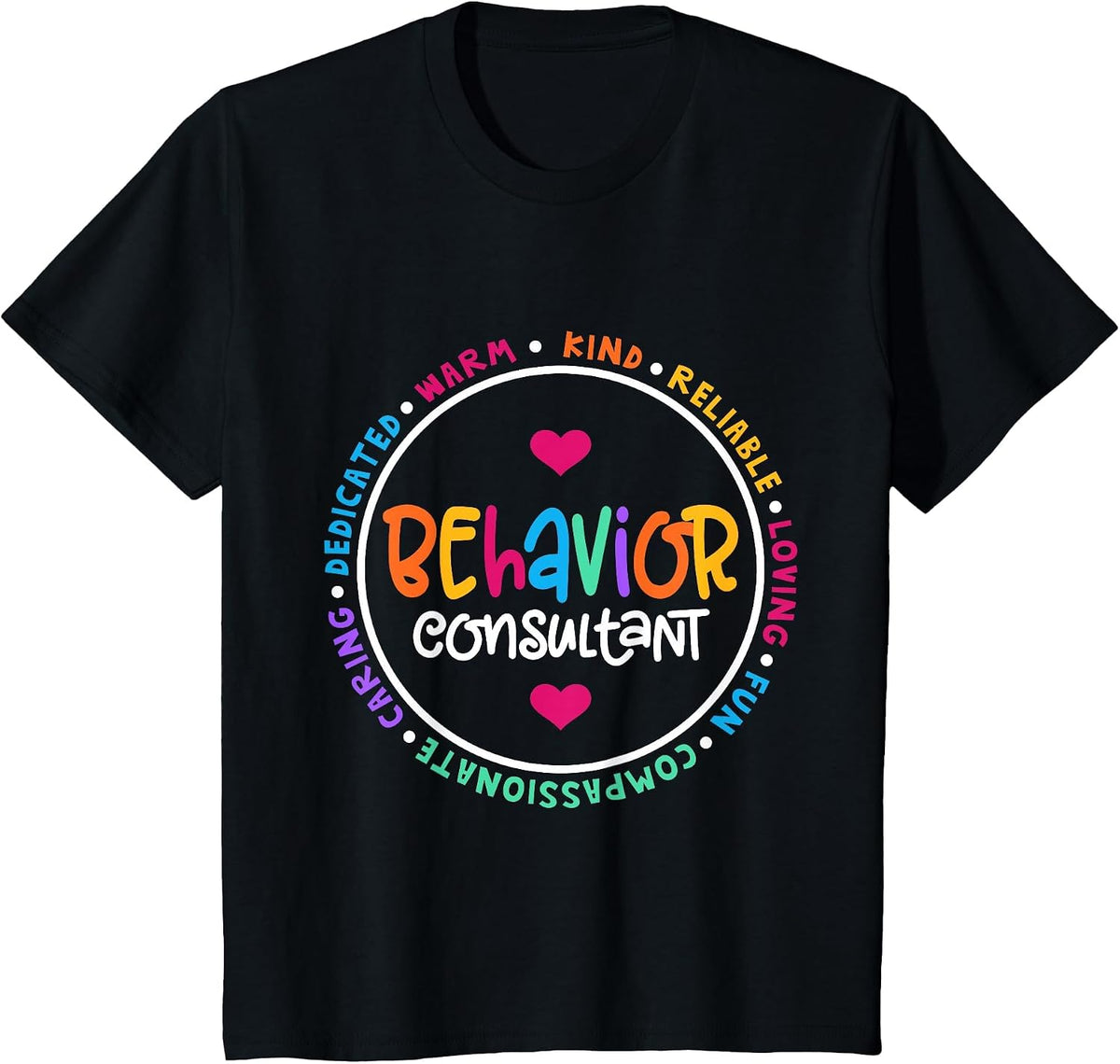 Behavioral Specialist & Analyst Behavior Consultant Squad T-Shirt - Black