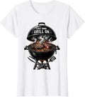 Women's Feast Mode Grill On Labor Day Grilling Design T-Shirt - White