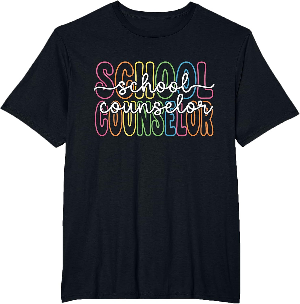 School Counselor T-Shirt - Black