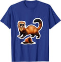 Ferret War Dance Funny Ferret Lover Gift T-Shirt - Royal Blue