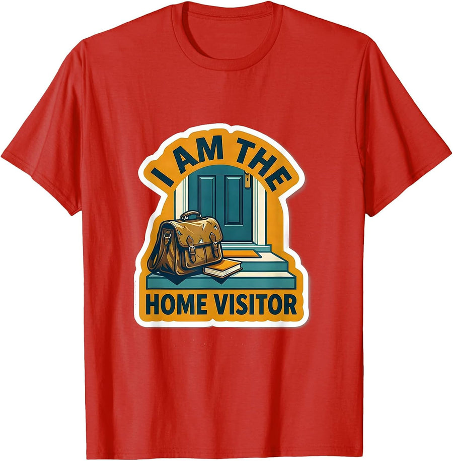 Men's I Am The Home Visitor Early Childhood Educator Head Start T-Shirt - Red