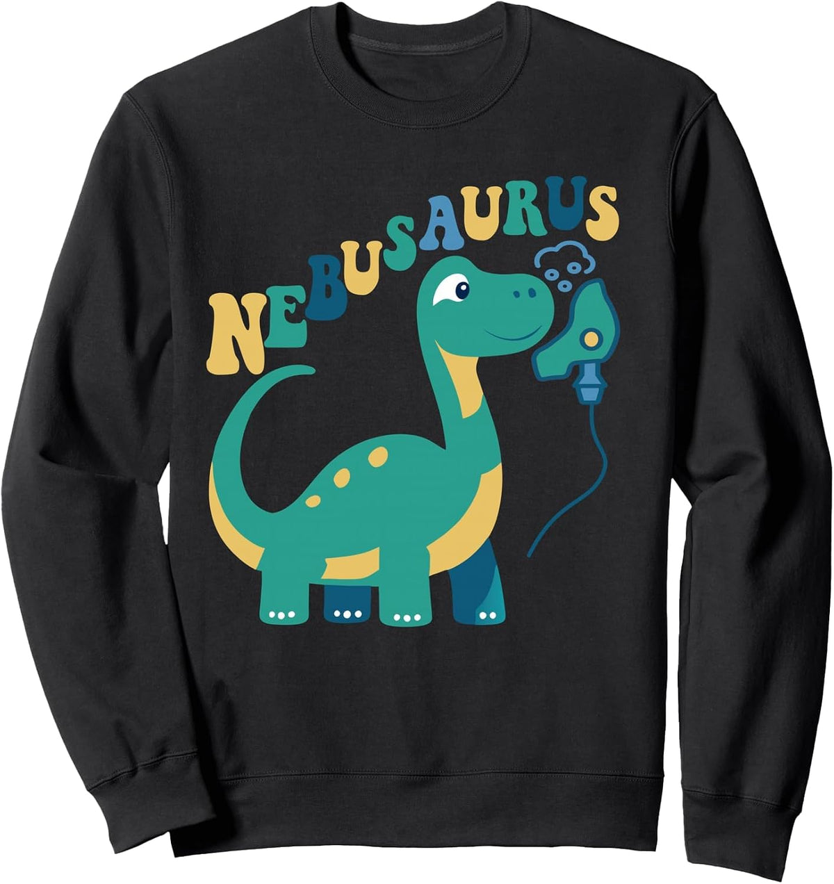 Pediatric Respiratory Therapist Peds PRT Nebulizer Asthma Sweatshirt - Adult Unisex Black