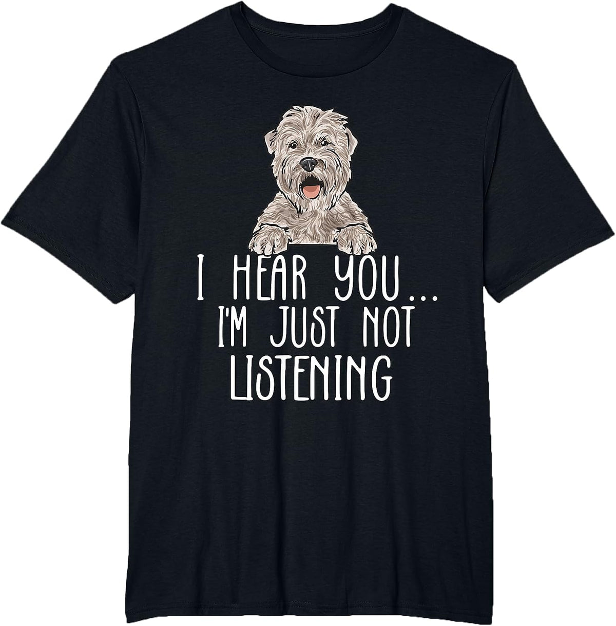 Wheaten Terrier Soft Coated Wheaten Terrier T-Shirt - Black
