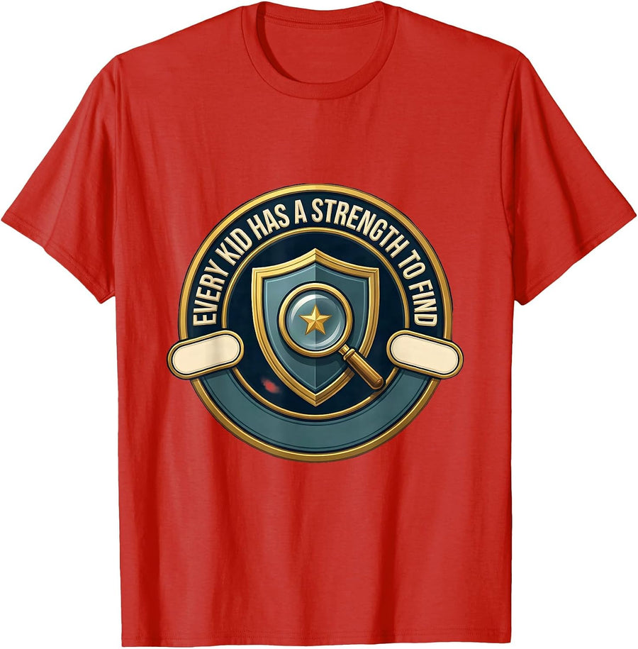 Men's Every Kid Has A Strength To Find Special Education Teacher T-Shirt - Red