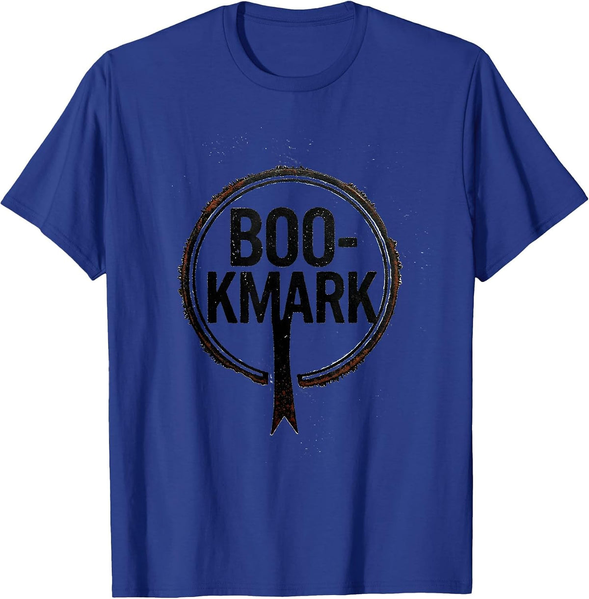 Men's Boo-kmark Whimsical Teacher Halloween Pumpkin Fall In Love T-Shirt - Royal Blue
