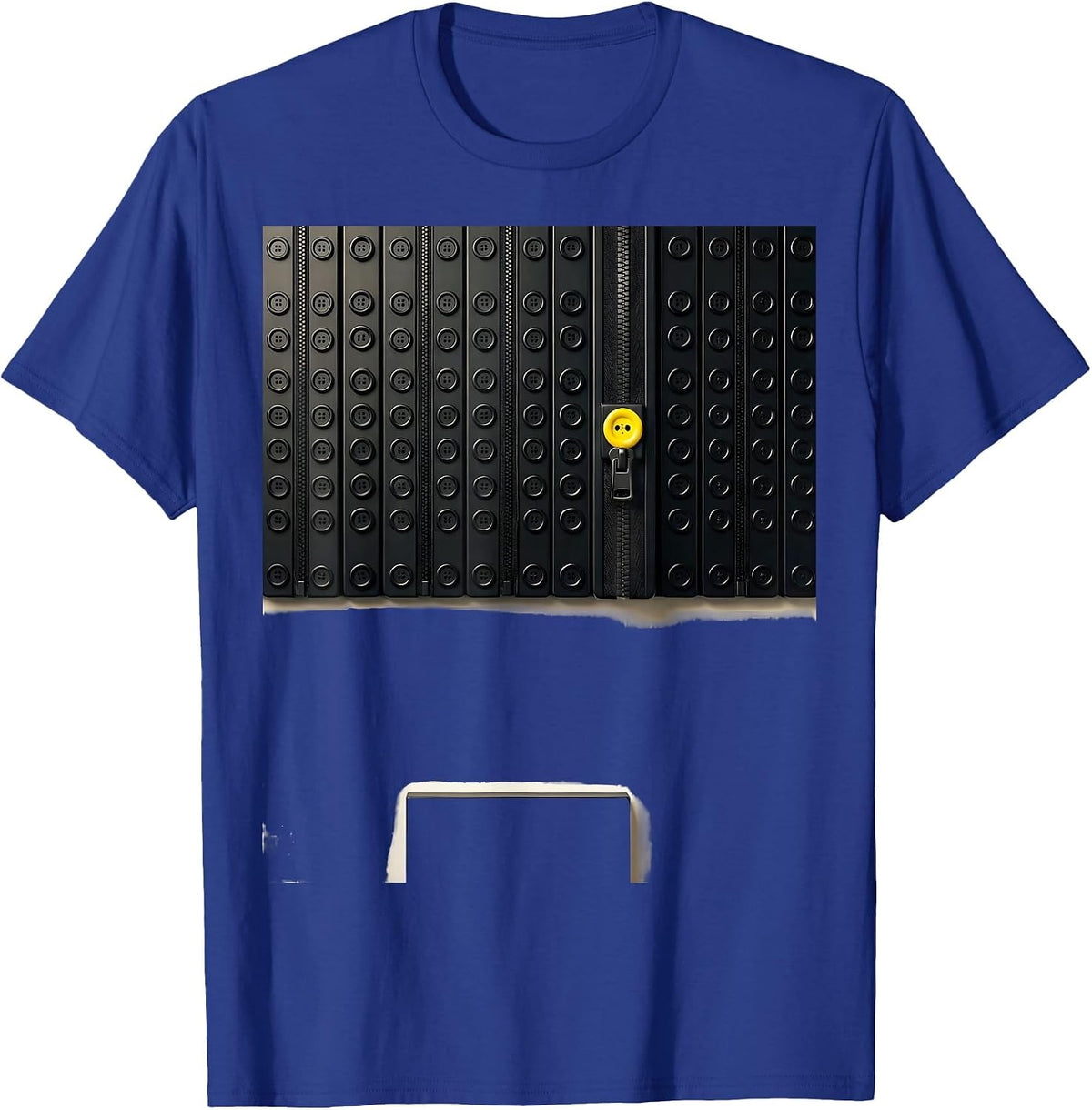 Men's Dressing Practice Board Occupational Therapy Humor T-Shirt - Royal Blue