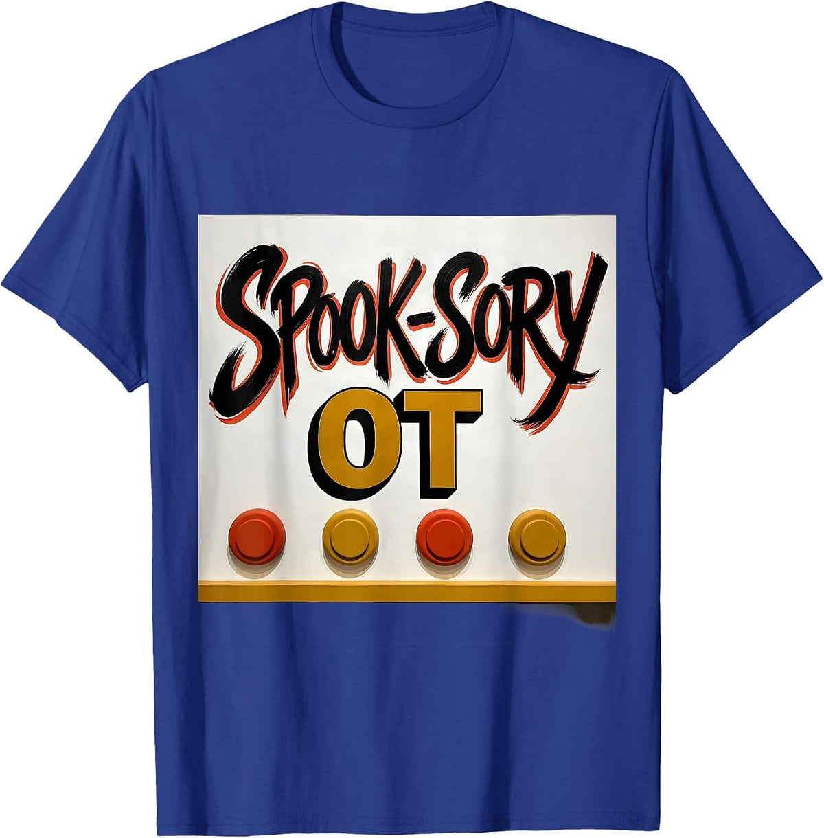 Men's Spook-sory OT Occupational Therapy Halloween Therapist Humor T-Shirt - Royal Blue