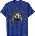 GROUNDHOG WEATHER AUTHORITY Funny Groundhog Day Woodchuck T-Shirt - Royal Blue