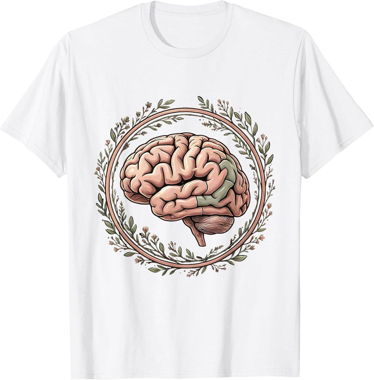 Men's Sped Teacher Brain Puzzle Piece Illustration T-Shirt - White