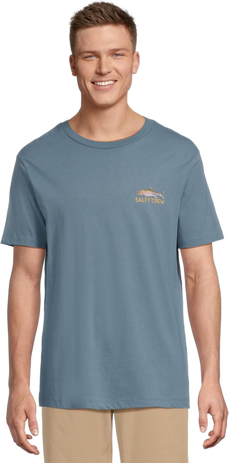 Salty Crew Men's Trout Mount Short Sleeve Tee - Slate