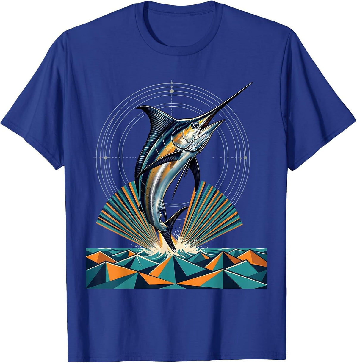 Men's Gulf of America Mahi-Mahi Explosion Graphic T-Shirt - Royal Blue