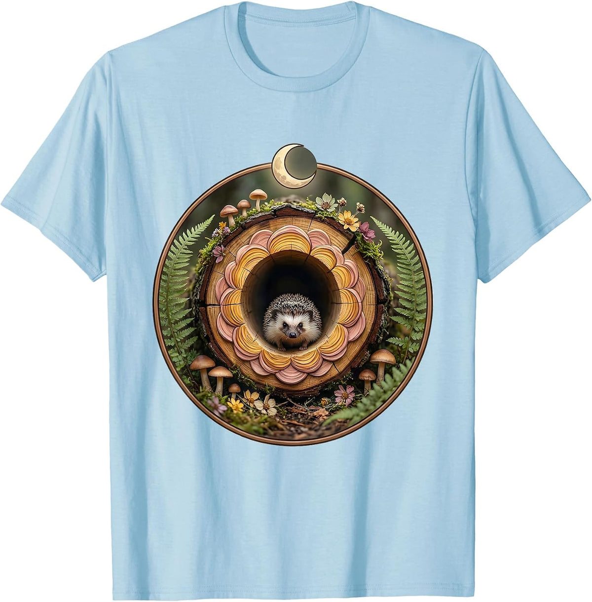 Men's Occupational Therapy Crawling Tunnel Graphic T-Shirt - Baby Blue