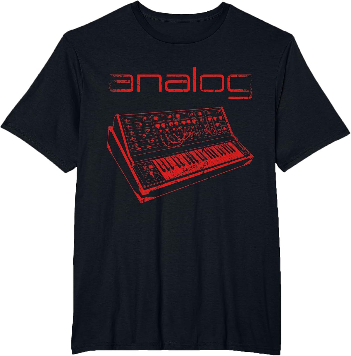 Modular Synthesizer Acid Analog T-Shirt - Black