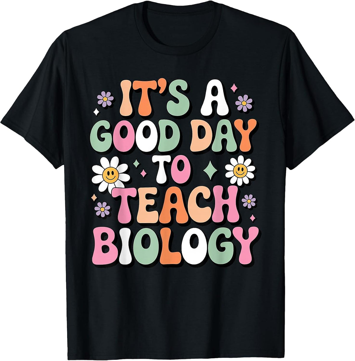 Funny Biology Art for Men Women Biologist Biology Teacher T-Shirt - Black