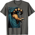 Masked Ferret Pocket Funny Ferret Lover Gift T-Shirt - Asphalt Grey