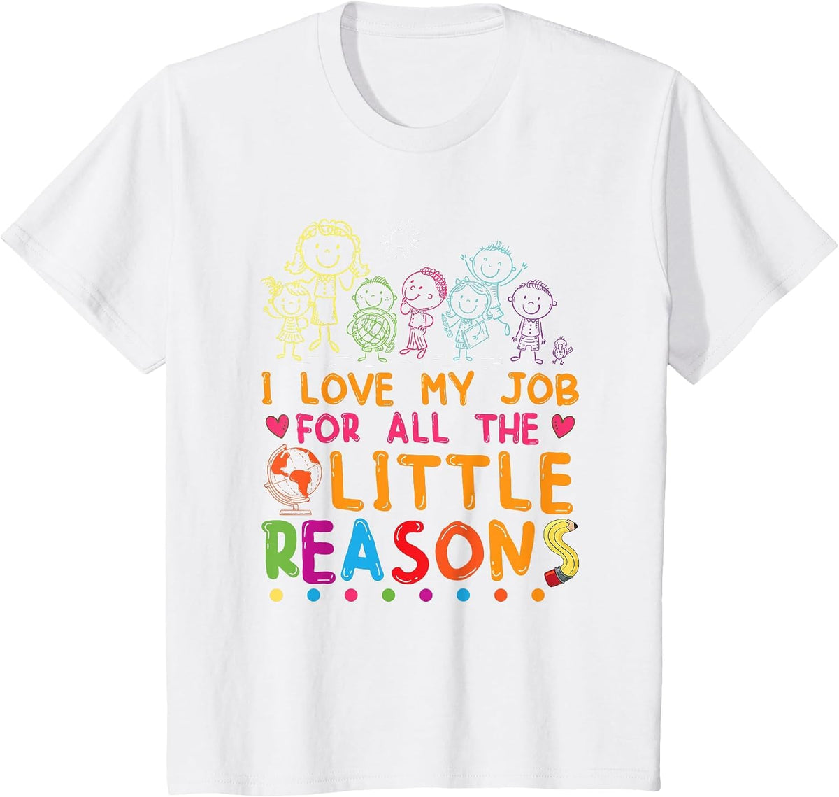 Teacher Pre-K Daycare Teacher Childcare Provider T-Shirt - White
