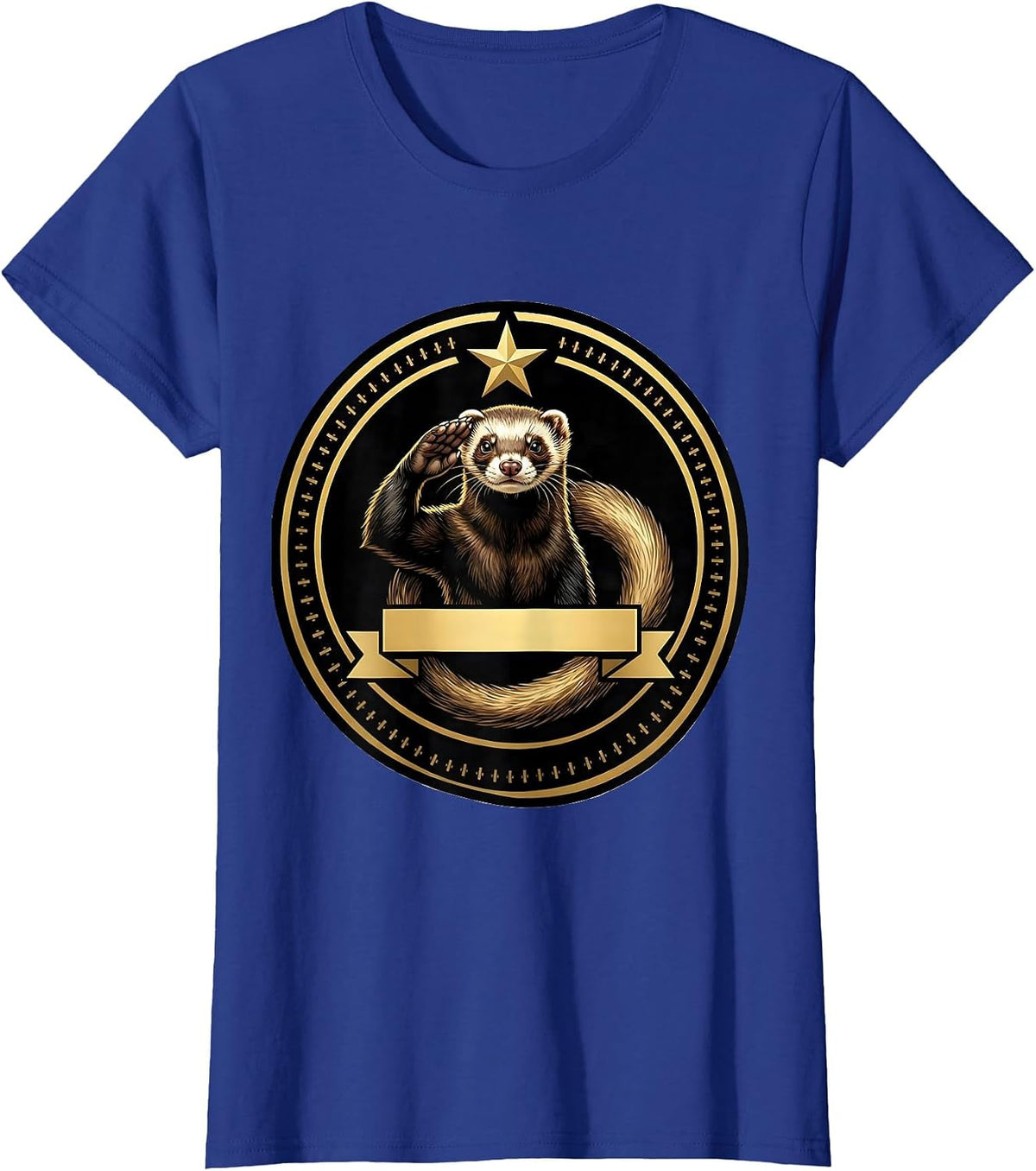 Women's Ferret Owner Seal Funny Pet Lover Gift T-Shirt - Royal Blue