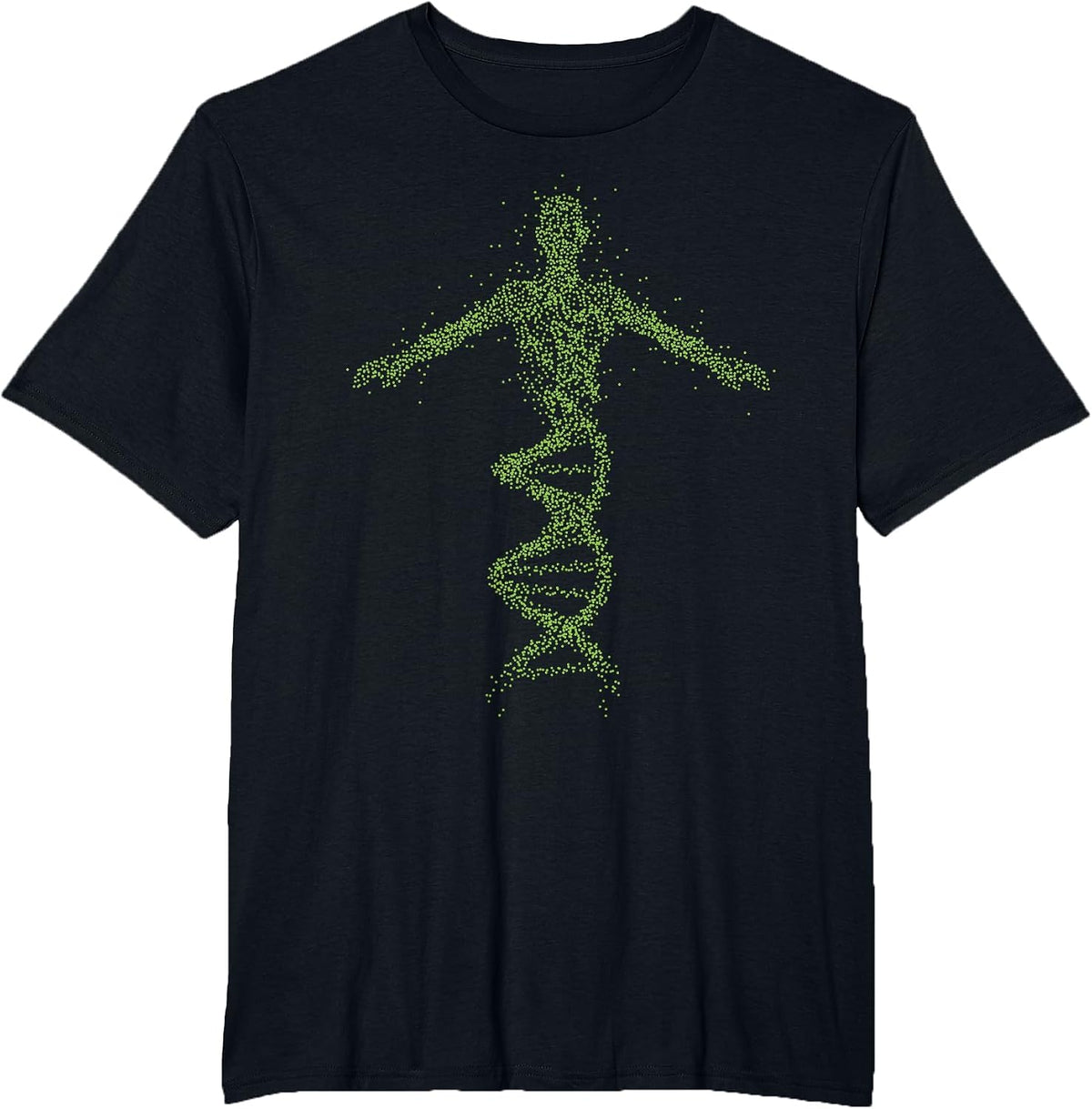 Human Genome Funny DNA Expert Science Biologist Lab Joke T-Shirt - Black
