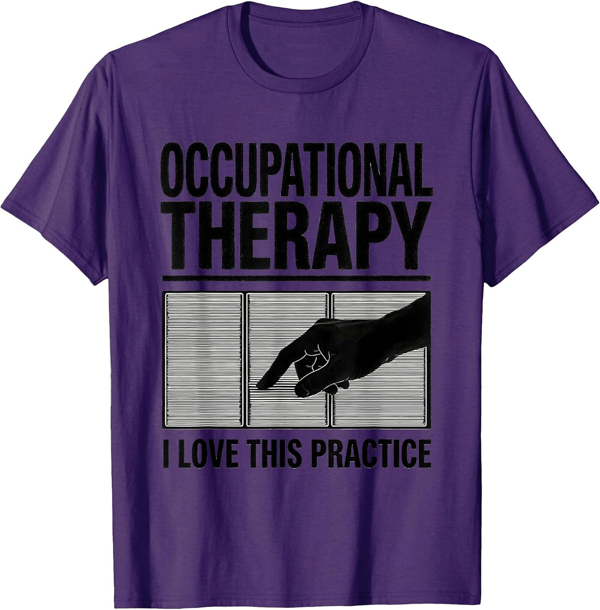 Men's Occupational Therapy I Love This Practice Occupational T-Shirt - Purple