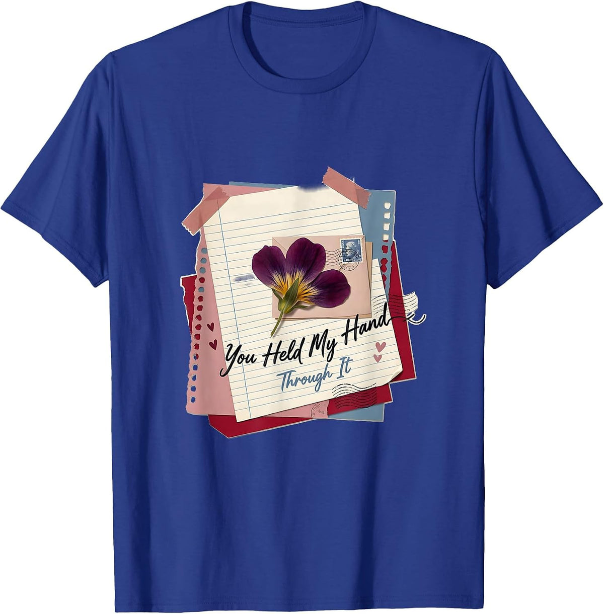 You Held My Hand Through It Special Education Teacher T-Shirt - Royal Blue