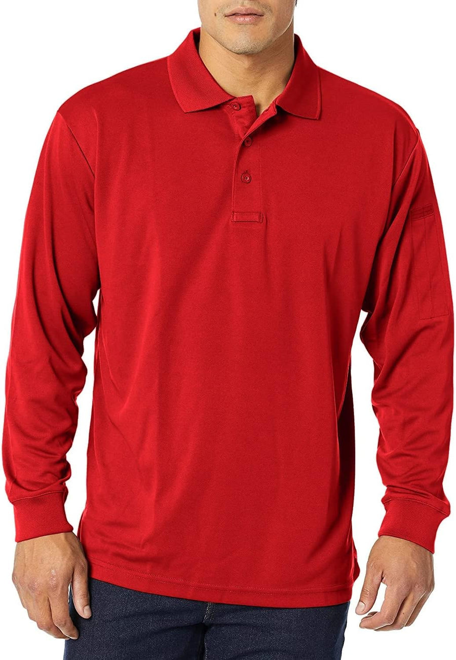 Propper Men's Men's Uniform Polo - Long Sleeve - Red