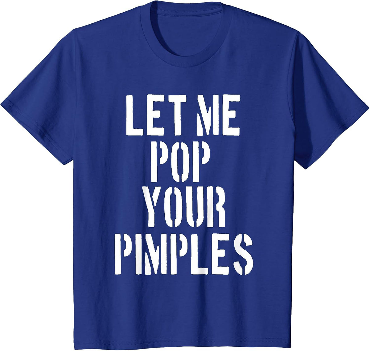 Pimple Popper Funny Dermatology Tshirt T-Shirt - Royal Blue