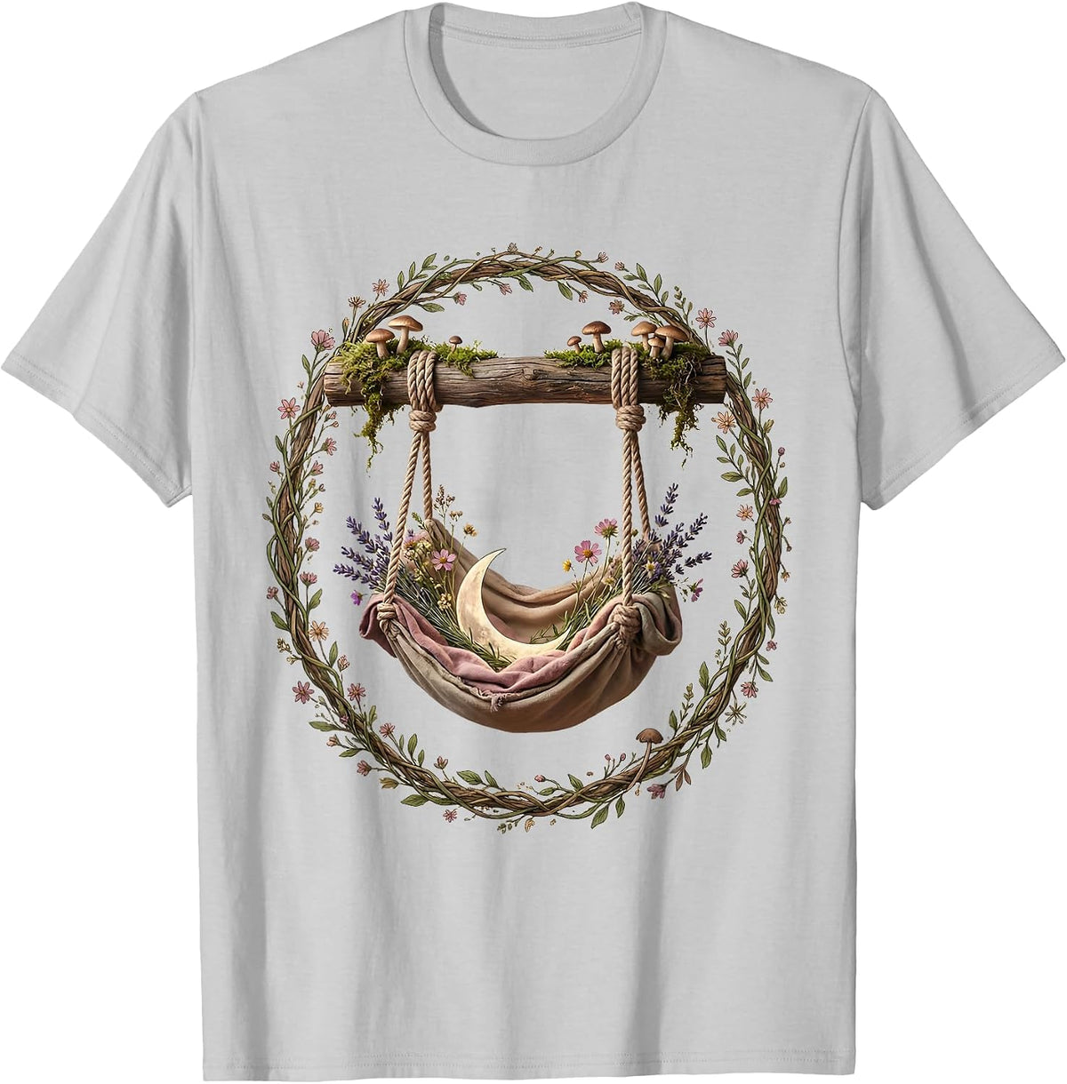 Men's Occupational Therapy Sensory Swing Illustration T-Shirt - Silver Grey
