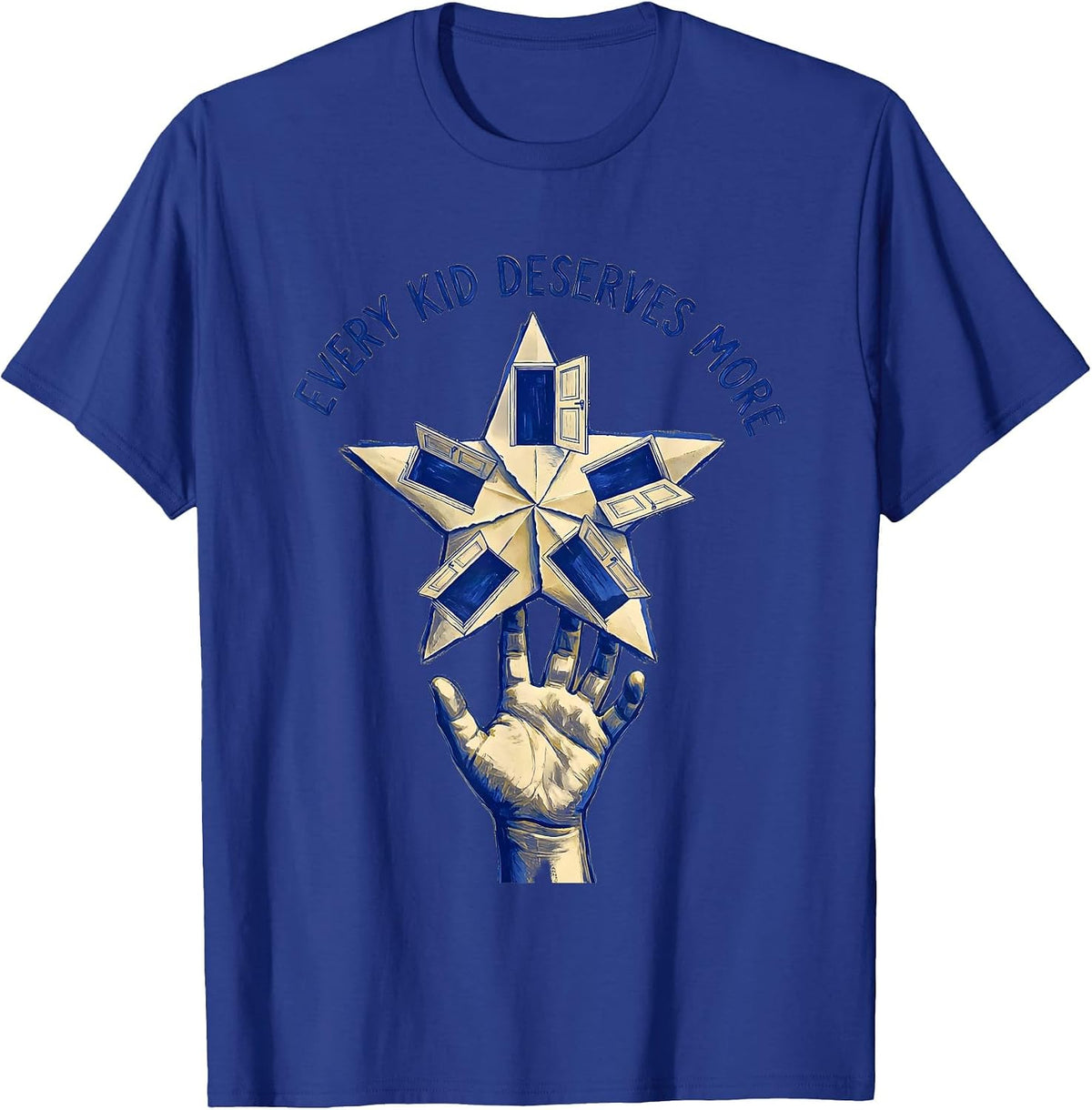 Every Kid Deserves More Special Education Design T-Shirt - Royal Blue