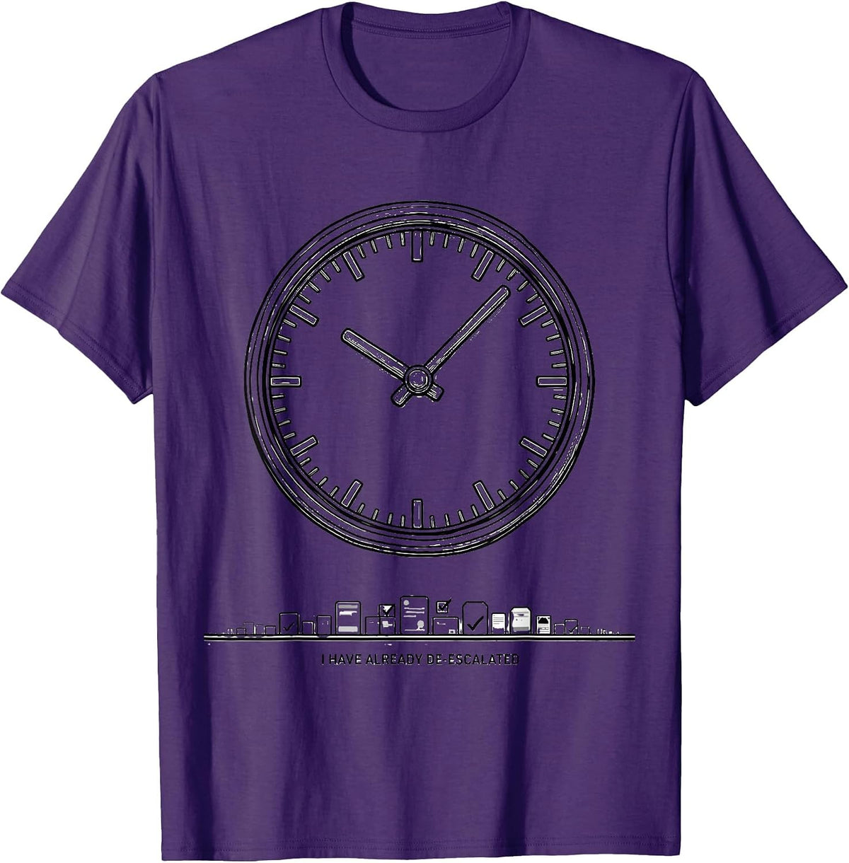 Men's I Have Already De-Escalated Funny Special Education Teacher T-Shirt - Purple
